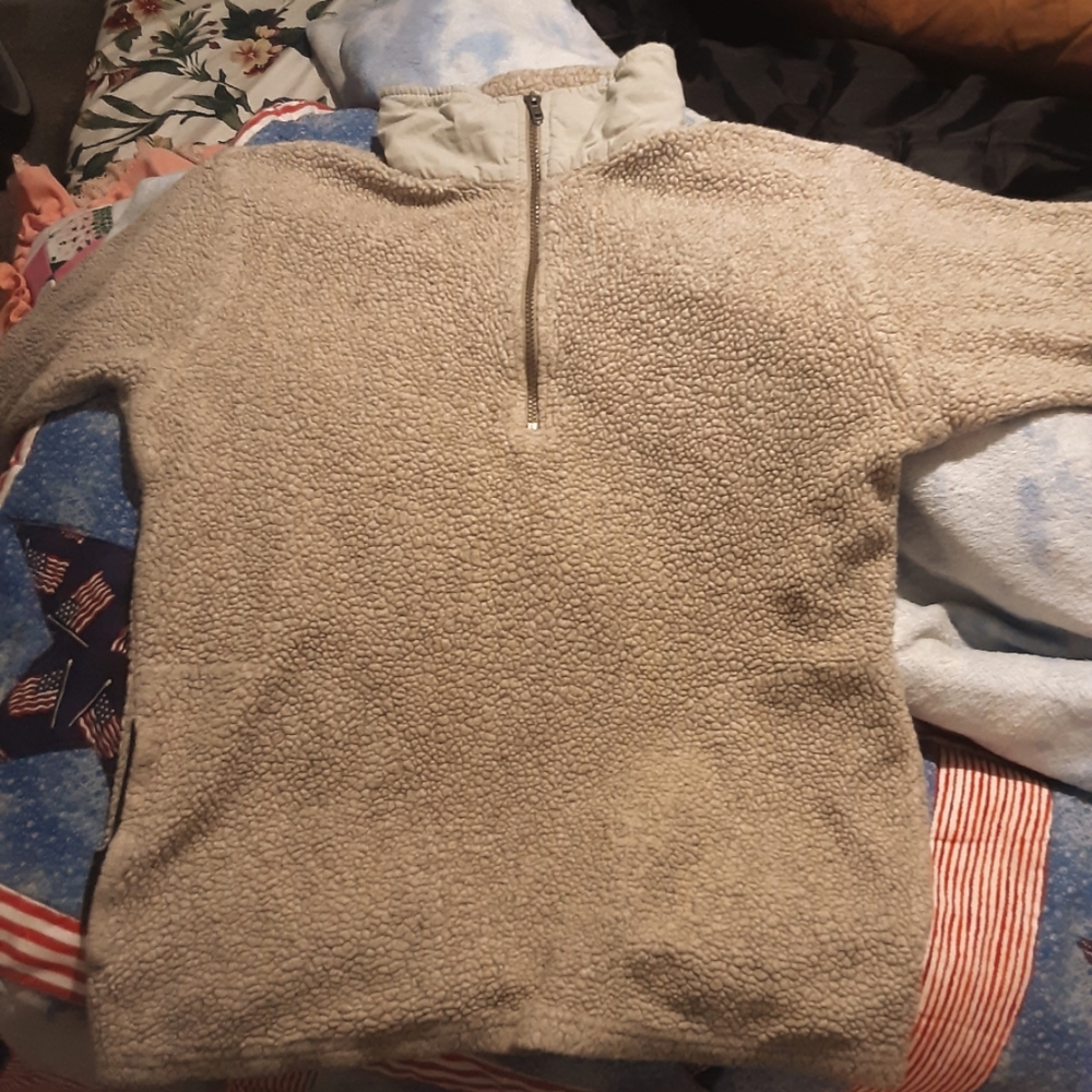 Columbia Sportswear Quarter Zip Fleece Jacket Size Men's Medium